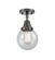 Beacon - 1 Light - 6 inch - Oil Rubbed Bronze - Semi-Flush Mount (3442|447-1C-OB-G204-6-LED)