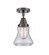 Bellmont - 1 Light - 6 inch - Oil Rubbed Bronze - Semi-Flush Mount (3442|447-1C-OB-G194)