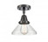 Caden - 1 Light - 8 inch - Matte Black - Semi-Flush Mount (3442|447-1C-BK-G4474)