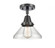 Caden - 1 Light - 8 inch - Matte Black - Semi-Flush Mount (3442|447-1C-BK-G4472)