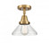 Caden - 1 Light - 8 inch - Brushed Brass - Semi-Flush Mount (3442|447-1C-BB-G4474)