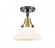 Caden - 1 Light - 8 inch - Black Antique Brass - Semi-Flush Mount (3442|447-1C-BAB-G4471-LED)