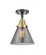Cone - 1 Light - 8 inch - Black Antique Brass - Flush Mount (3442|447-1C-BAB-G43)