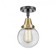Beacon - 1 Light - 6 inch - Black Antique Brass - Semi-Flush Mount (3442|447-1C-BAB-G202-6)