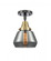 Fulton - 1 Light - 7 inch - Black Antique Brass - Semi-Flush Mount (3442|447-1C-BAB-G173)