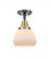 Fulton - 1 Light - 7 inch - Black Antique Brass - Semi-Flush Mount (3442|447-1C-BAB-G171)