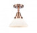 Caden - 1 Light - 8 inch - Antique Copper - Semi-Flush Mount (3442|447-1C-AC-G4471)