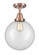 Beacon - 1 Light - 10 inch - Antique Copper - Semi-Flush Mount (3442|447-1C-AC-G202-10)
