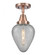 Geneseo - 1 Light - 7 inch - Antique Copper - Semi-Flush Mount (3442|447-1C-AC-G165)
