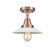 Halophane - 1 Light - 9 inch - Antique Copper - Semi-Flush Mount (3442|447-1C-AC-G1)