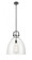 Newton Bell - 1 Light - 16 inch - Matte Black - Stem hung - Pendant (3442|412-1S-BK-16CL)