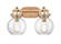 Newton Sphere - 2 Light - 17 inch - Brushed Brass - Bath Vanity Light (3442|410-2W-BB-7CL)