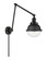 Hampden - 1 Light - 7 inch - Matte Black - Swing Arm (3442|238-BK-HFS-62-BK-LED)