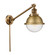 Hampden - 1 Light - 7 inch - Brushed Brass -Adjustable Swing Arm (3442|237-BB-HFS-64-BB)