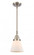 Cone - 1 Light - 6 inch - Brushed Satin Nickel - Mini Pendant (3442|447-1S-SN-G61-LED)