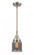 Bell - 1 Light - 5 inch - Brushed Satin Nickel - Mini Pendant (3442|447-1S-SN-G53-LED)