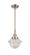 Oxford - 1 Light - 8 inch - Brushed Satin Nickel - Mini Pendant (3442|447-1S-SN-G534-LED)