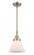 Cone - 1 Light - 8 inch - Brushed Satin Nickel - Mini Pendant (3442|447-1S-SN-G41)