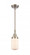 Dover - 1 Light - 5 inch - Brushed Satin Nickel - Mini Pendant (3442|447-1S-SN-G311-LED)