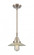 Halophane - 1 Light - 9 inch - Brushed Satin Nickel - Mini Pendant (3442|447-1S-SN-G2-LED)