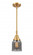 Bell - 1 Light - 5 inch - Satin Gold - Mini Pendant (3442|447-1S-SG-G53)