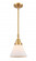 Cone - 1 Light - 8 inch - Satin Gold - Mini Pendant (3442|447-1S-SG-G41)