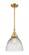 Seneca Falls - 1 Light - 10 inch - Satin Gold - Mini Pendant (3442|447-1S-SG-G222)