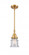 Canton - 1 Light - 7 inch - Satin Gold - Mini Pendant (3442|447-1S-SG-G184S-LED)