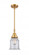 Canton - 1 Light - 7 inch - Satin Gold - Mini Pendant (3442|447-1S-SG-G182)