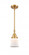 Canton - 1 Light - 7 inch - Satin Gold - Mini Pendant (3442|447-1S-SG-G181S-LED)