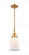 Canton - 1 Light - 7 inch - Satin Gold - Mini Pendant (3442|447-1S-SG-G181)