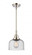 Bell - 1 Light - 8 inch - Polished Nickel - Mini Pendant (3442|447-1S-PN-G74)