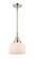 Bell - 1 Light - 8 inch - Polished Nickel - Mini Pendant (3442|447-1S-PN-G71)