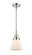 Cone - 1 Light - 6 inch - Polished Nickel - Mini Pendant (3442|447-1S-PN-G61-LED)