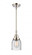 Bell - 1 Light - 5 inch - Polished Nickel - Mini Pendant (3442|447-1S-PN-G54-LED)