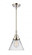 Cone - 1 Light - 8 inch - Polished Nickel - Mini Pendant (3442|447-1S-PN-G42)