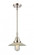 Halophane - 1 Light - 9 inch - Polished Nickel - Mini Pendant (3442|447-1S-PN-G2-LED)