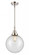 Beacon - 1 Light - 10 inch - Polished Nickel - Mini Pendant (3442|447-1S-PN-G204-10-LED)