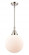 Beacon - 1 Light - 10 inch - Polished Nickel - Mini Pendant (3442|447-1S-PN-G201-10-LED)