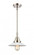 Halophane - 1 Light - 9 inch - Polished Nickel - Mini Pendant (3442|447-1S-PN-G1-LED)