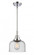 Bell - 1 Light - 8 inch - Polished Chrome - Mini Pendant (3442|447-1S-PC-G74-LED)