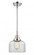 Bell - 1 Light - 8 inch - Polished Chrome - Mini Pendant (3442|447-1S-PC-G72)