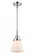 Cone - 1 Light - 6 inch - Polished Chrome - Mini Pendant (3442|447-1S-PC-G61-LED)