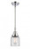 Bell - 1 Light - 5 inch - Polished Chrome - Mini Pendant (3442|447-1S-PC-G52-LED)