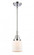 Bell - 1 Light - 5 inch - Polished Chrome - Mini Pendant (3442|447-1S-PC-G51-LED)