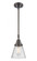 Cone - 1 Light - 6 inch - Oil Rubbed Bronze - Mini Pendant (3442|447-1S-OB-G64)