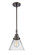 Cone - 1 Light - 8 inch - Oil Rubbed Bronze - Mini Pendant (3442|447-1S-OB-G42-LED)