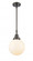 Beacon - 1 Light - 8 inch - Oil Rubbed Bronze - Mini Pendant (3442|447-1S-OB-G201-8)