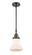 Bellmont - 1 Light - 7 inch - Oil Rubbed Bronze - Mini Pendant (3442|447-1S-OB-G191-LED)