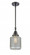 Stanton - 1 Light - 6 inch - Matte Black - Mini Pendant (3442|447-1S-BK-G262)